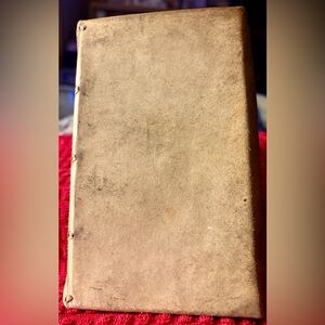 Antique 1605 1st Edition Book Vellum Cover, Author Johann Kirchmann, Hamburg
